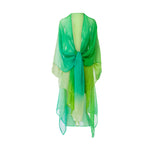 Sheer cover up style in colour green